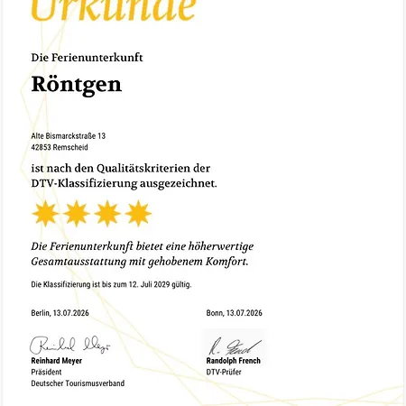 3-2-1meins Roentgen Bis 3 Pers Dtv 4 Sterne Parkplatz Wlan Self Check-in